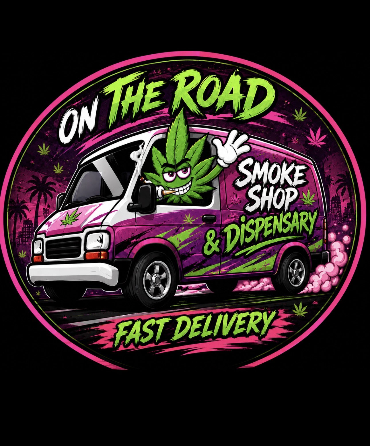 On The Road Smoke Shop logo